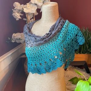 Hand Crochted Shawl/Scarf